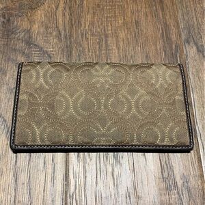 Coach Cheque Book Wallet